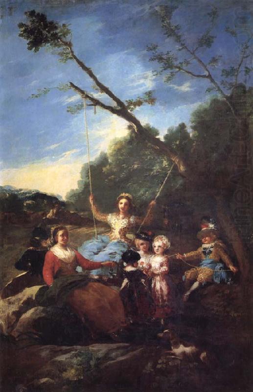 Francisco Goya The Swing china oil painting image